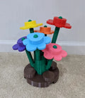 Brick Flowers med Lego-Klodsvase – Komplet Sæt med 3 Blomster & "Mud Base"