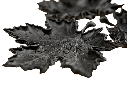 5 stk. 3D Printede Mable Blade Dekorationer – Forår & Efterår, 150x75 mm