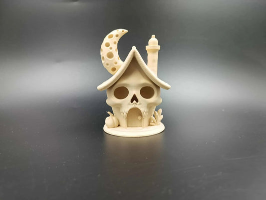 Halloween Skull House – Dekorativ Skelethus, Perfekt til Halloween