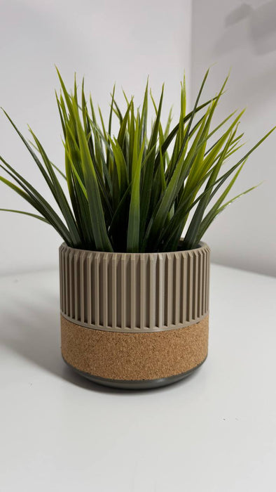 Modern Fusion Vase – Exclusive Design in 3D-print & Laser-cut Precision