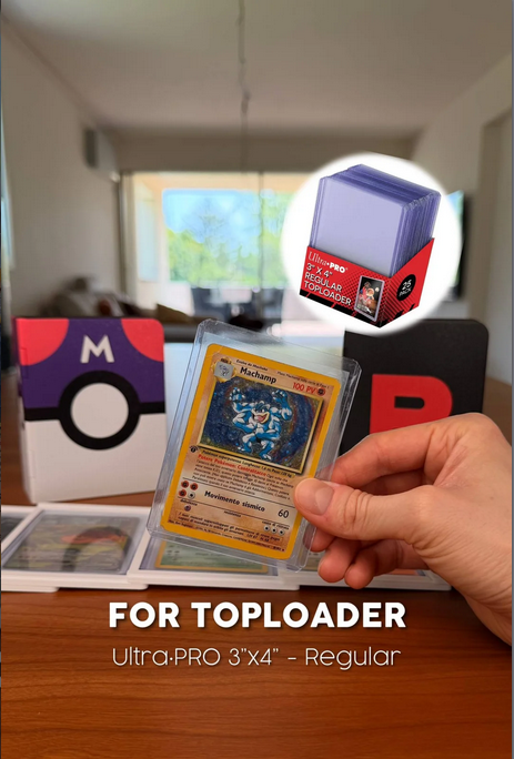 Premium Toploader Binder – Eksklusiv Mappe til 3"x4" Trading Cards