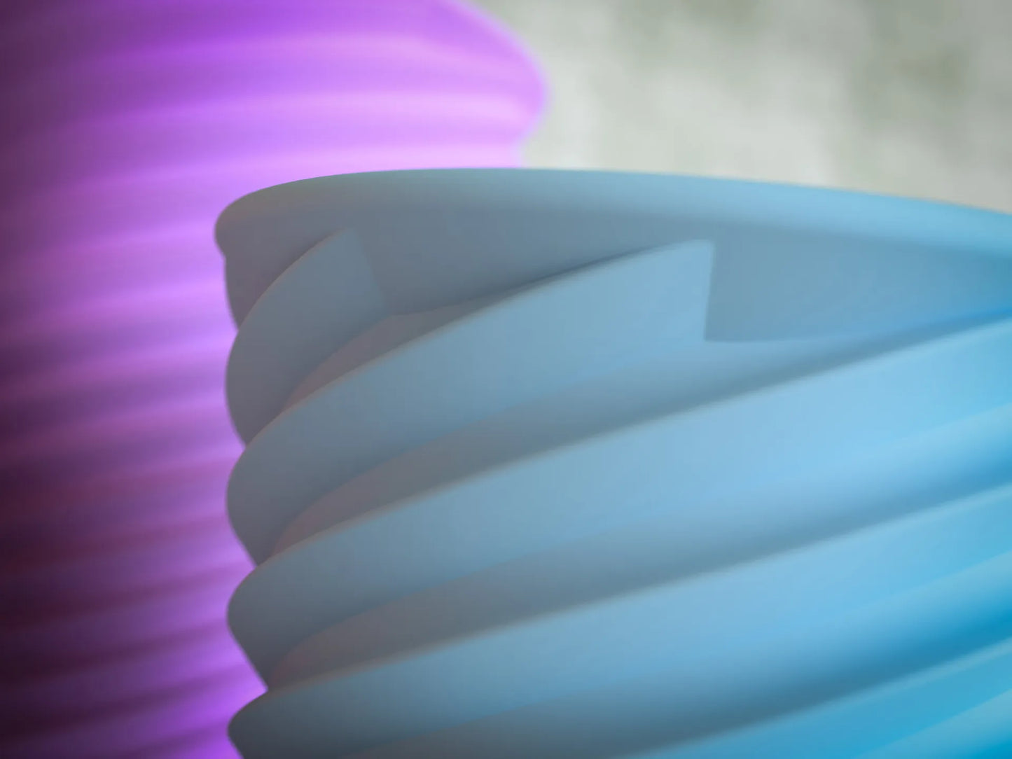 3D-printet urtepotteskjuler med spiral mønster – fås i flere størrelser og farver