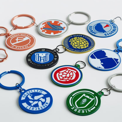 3D-printet Fan Nøglering – Superligaen Klubdesigns