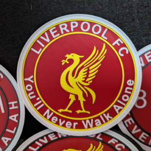 Liverpool FC Bordskåner Sæt – Håndlavede Fodbold Coasters, Perfekt Gave til Reds Fans