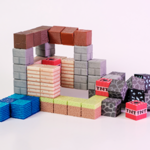 M-Blocks (25 stk.) – Magnetiske byggeklodser med 6 magneter | Dansk Design